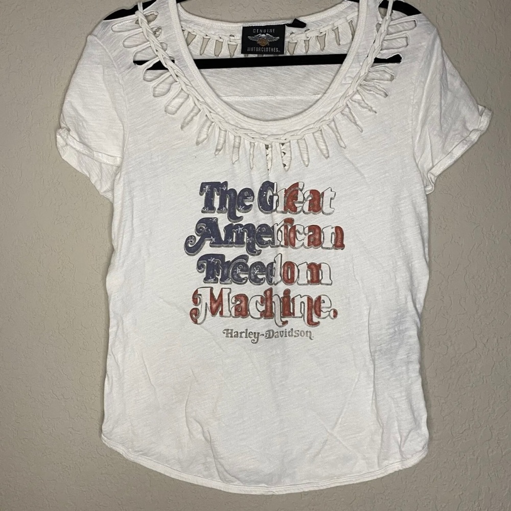 Woman’s Genuine Harley Davidson Braided TShirt
